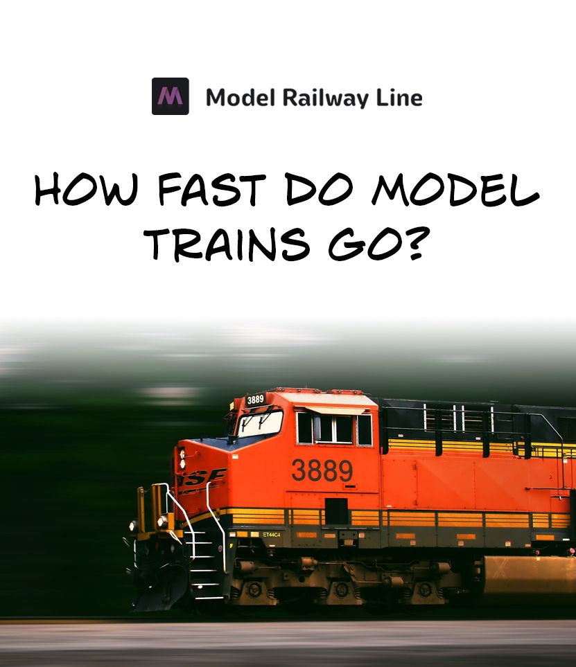 A BNSF model train at high speed